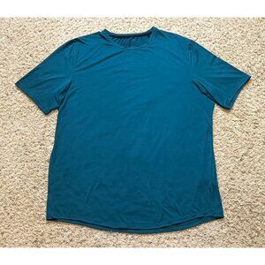 UNRL Men Superior Teal Ultra Performance Tee Shirt Size Medium M EUC